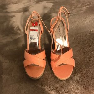 Madden Girl Vicki Coral Wedges